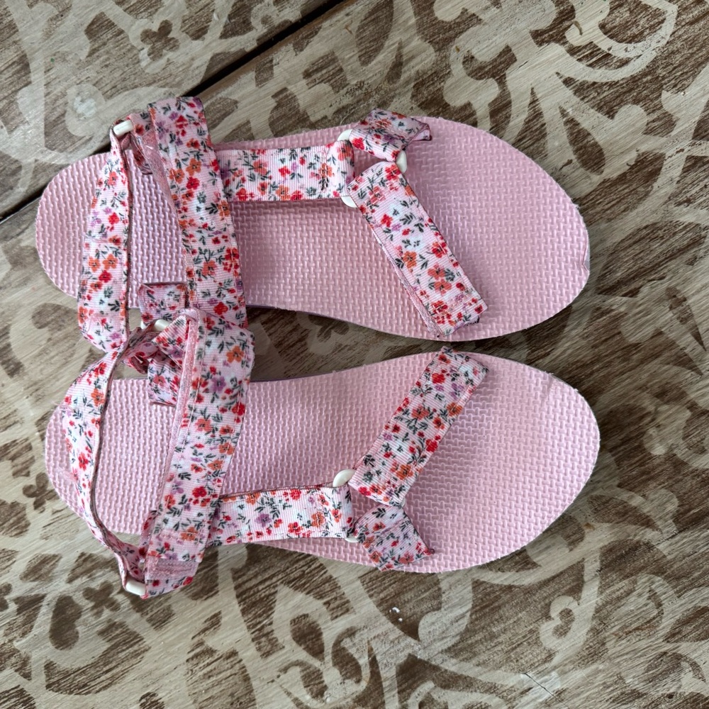 Floral Pink Sandals